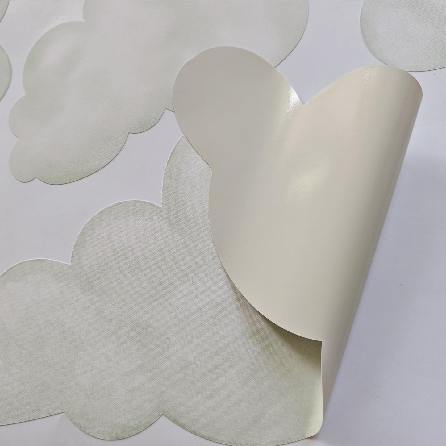 Fabric Large Cloud Wall Decals / Clouds / Set of 9