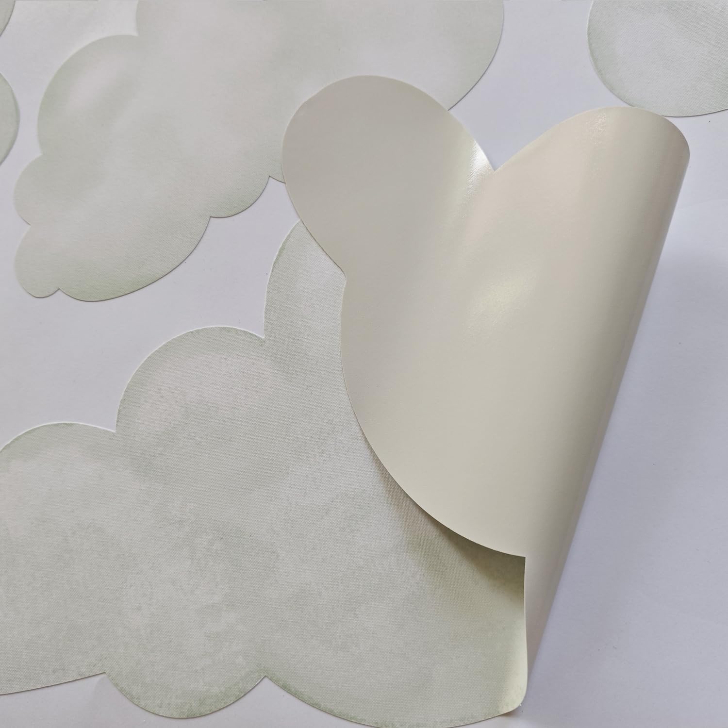 Fabric Large Cloud Wall Decals / Clouds / Set of 9