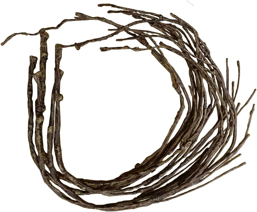 Artificial Lifelike Curly Willow Branches Decorative Dried Birch Twigs Fake / 25.9 Inch / Set of 5