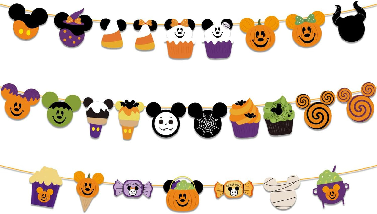 3pcs Mouse Halloween Decorations Banner