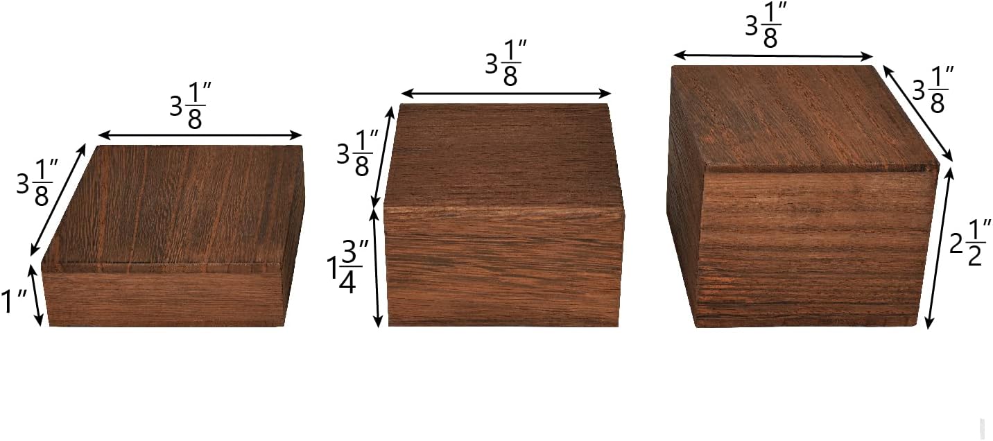 3 Different Height Stands for Jewelry
