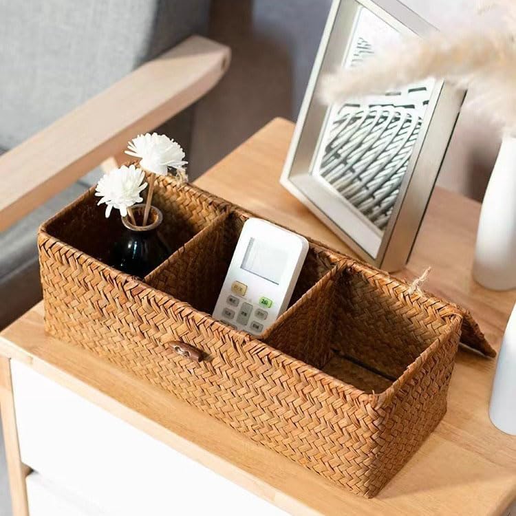 Seagrass Storage Basket / Natural / 13 x 5 x 4.3