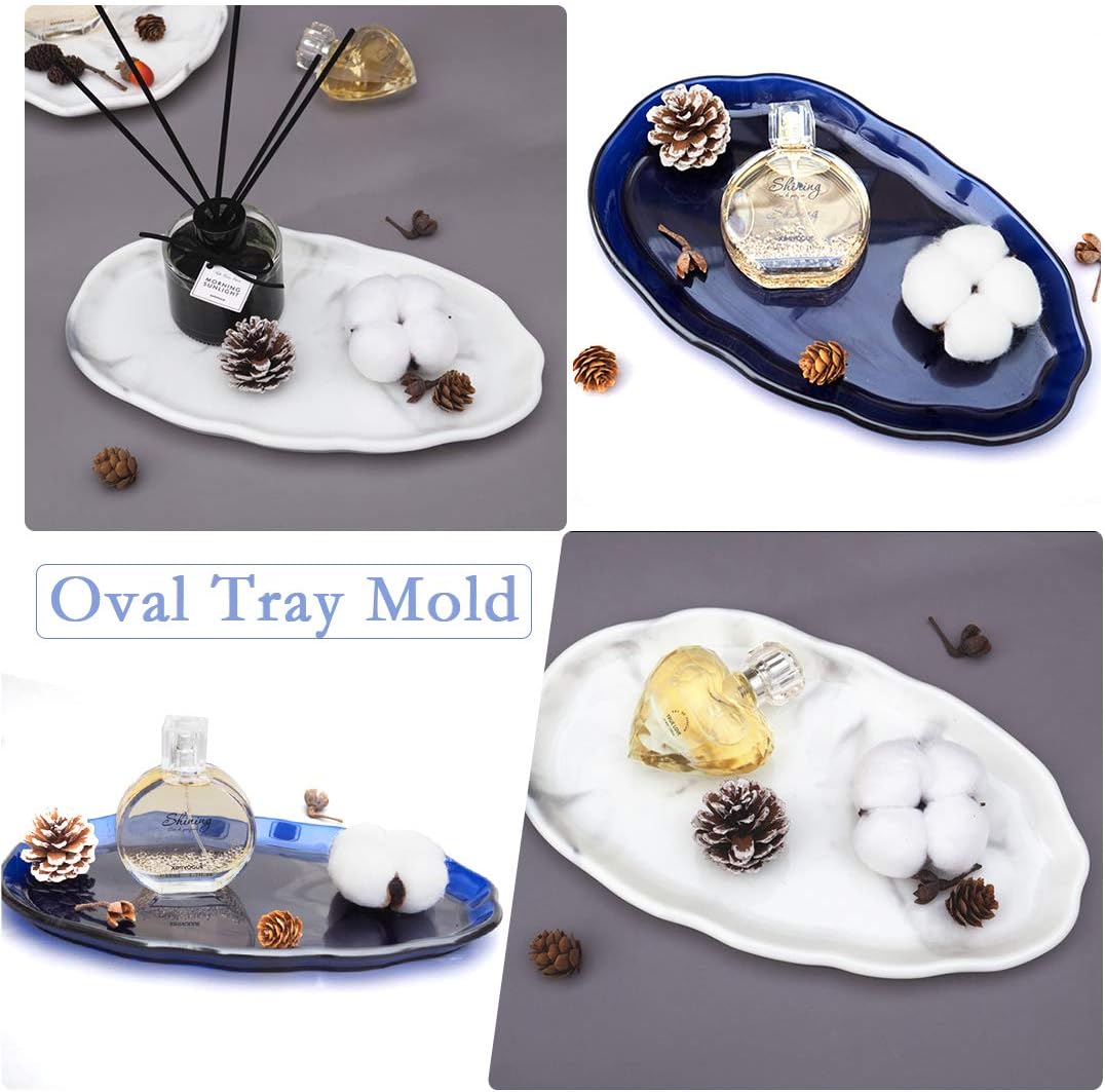 Tray Epoxy Resin Mold / Round Dish Mold