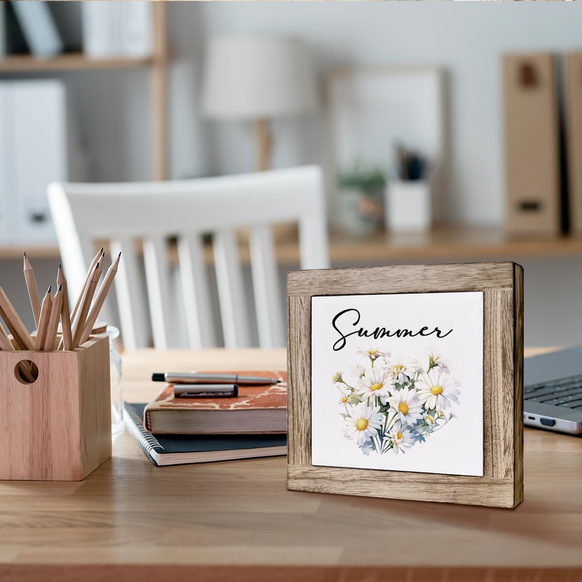 Floral Wooden Plaque / Summer 05