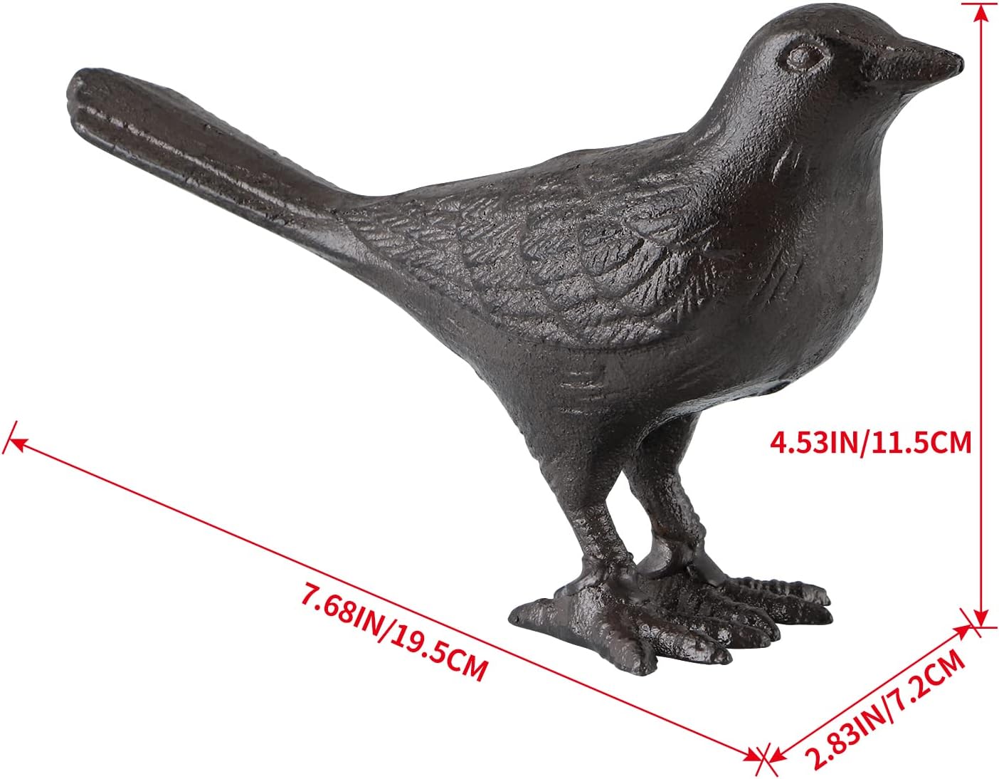 Cast Iron Bird Figurine
