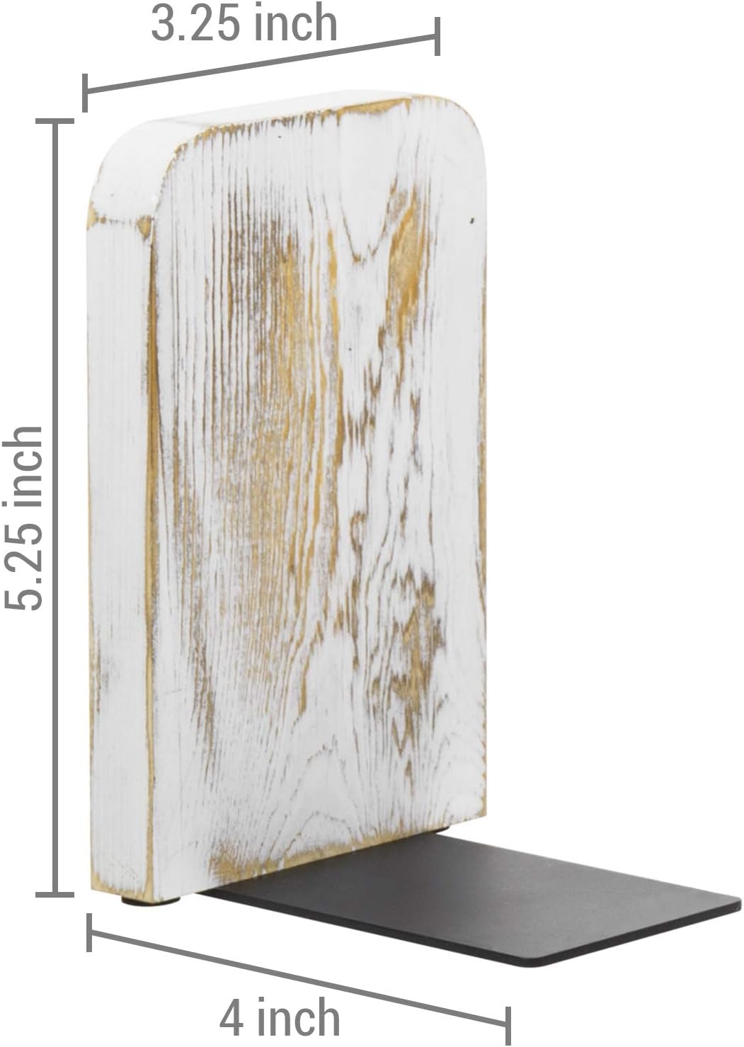 Farmhouse Book Ends / Whitewashed