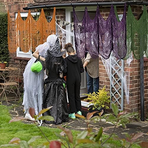 Legigo 6 Pack Halloween Creepy Cloths, Halloween Fabric Yard Decorations