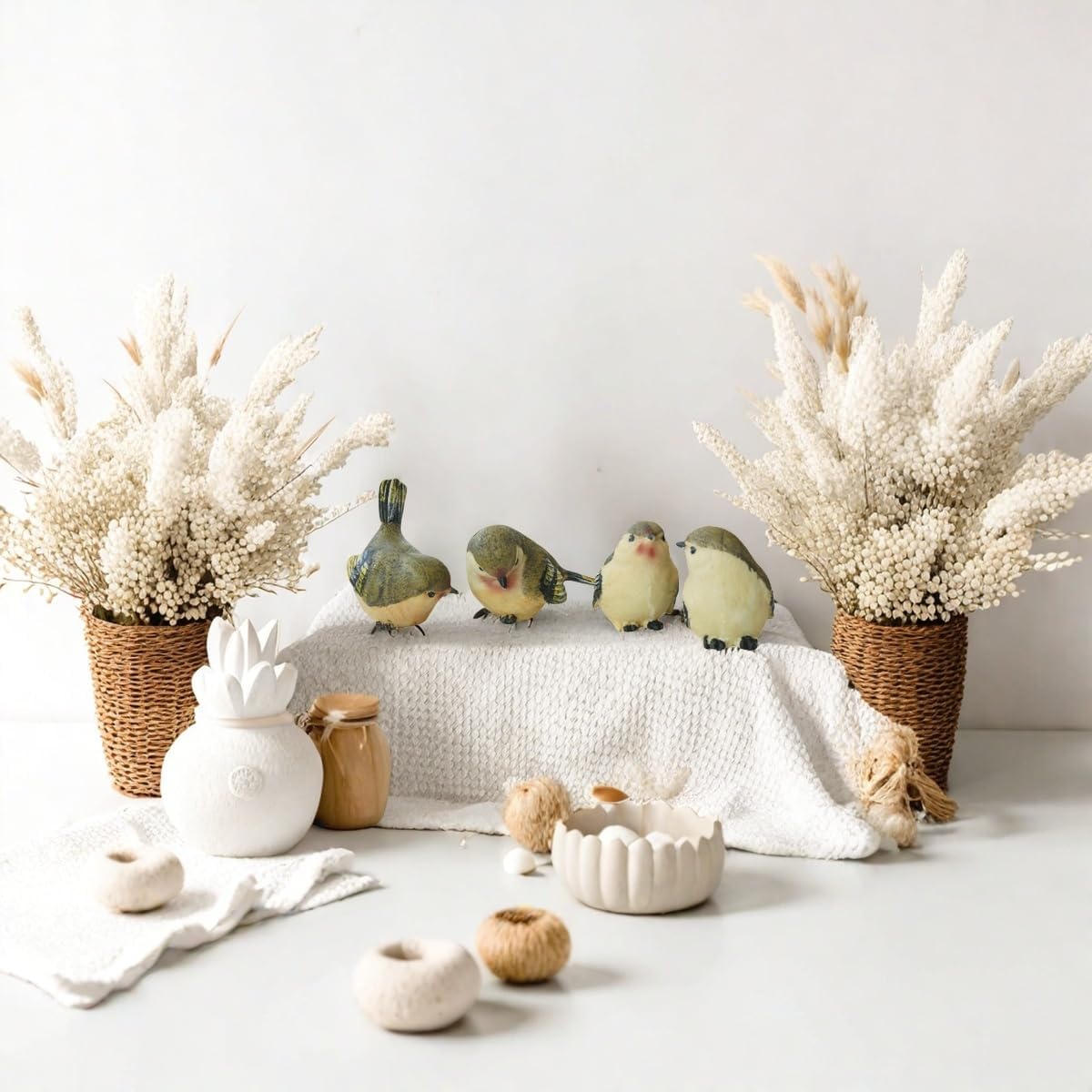 1 True Bird Statue / Set of 4