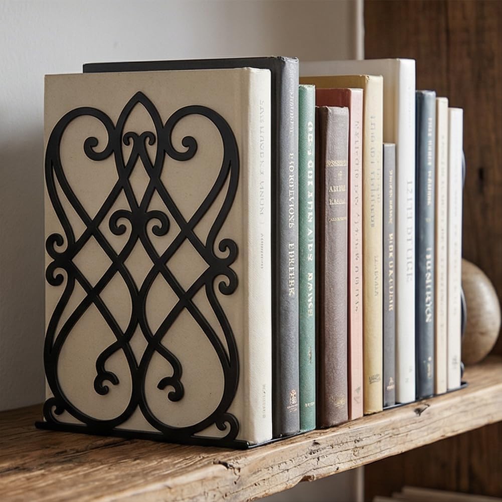 Metal Bookends / Book Ends / Vintage / Set of 2
