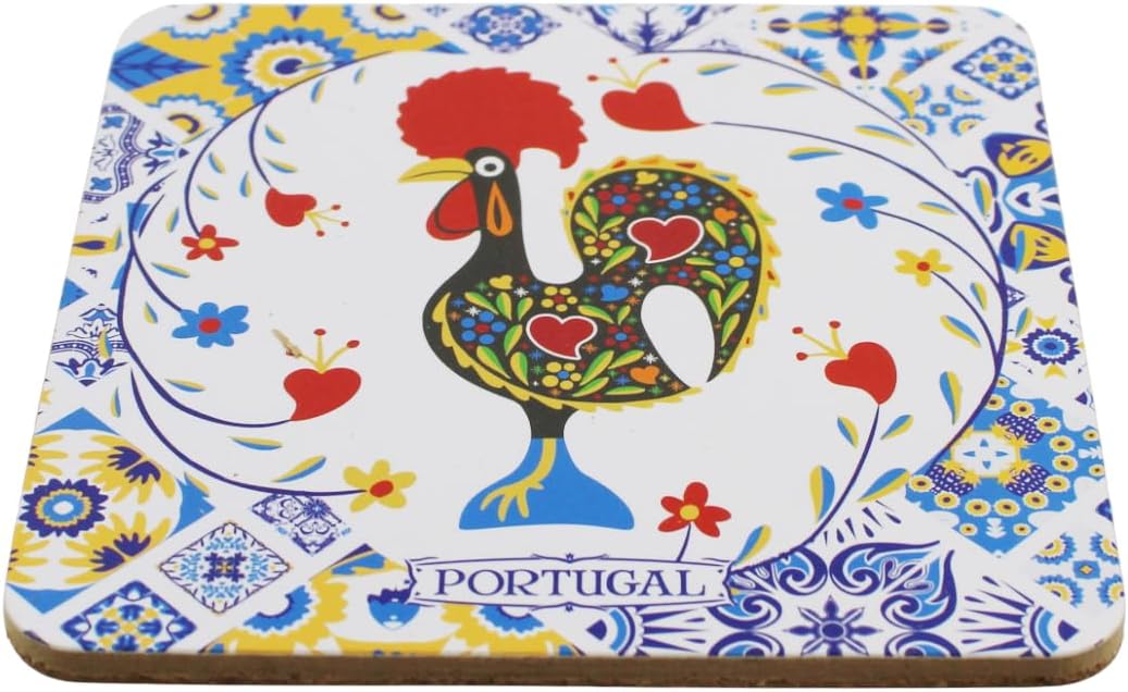Portuguese Barcelos Rooster Coasters / Set of 6