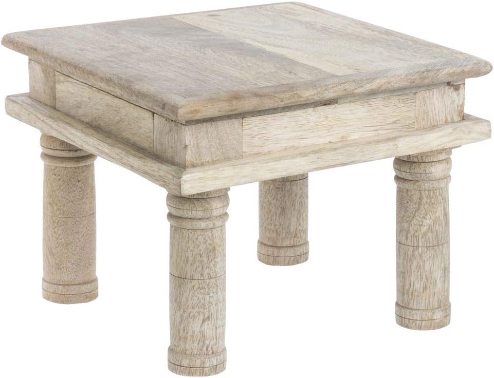 Display Riser Square Mango Wood Table Riser / 3 Inch
