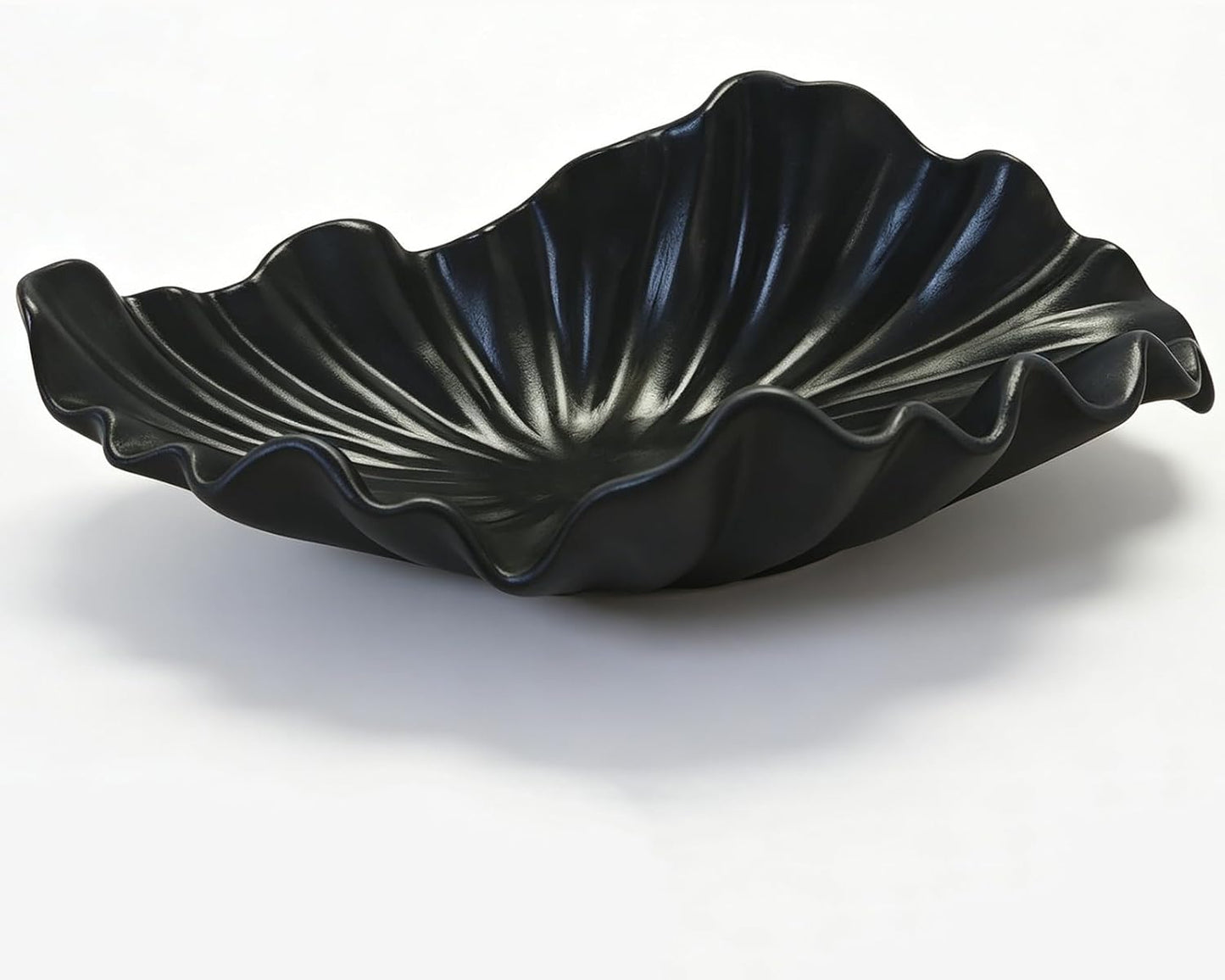 Large Decorative Bowl / Black / 16" Large