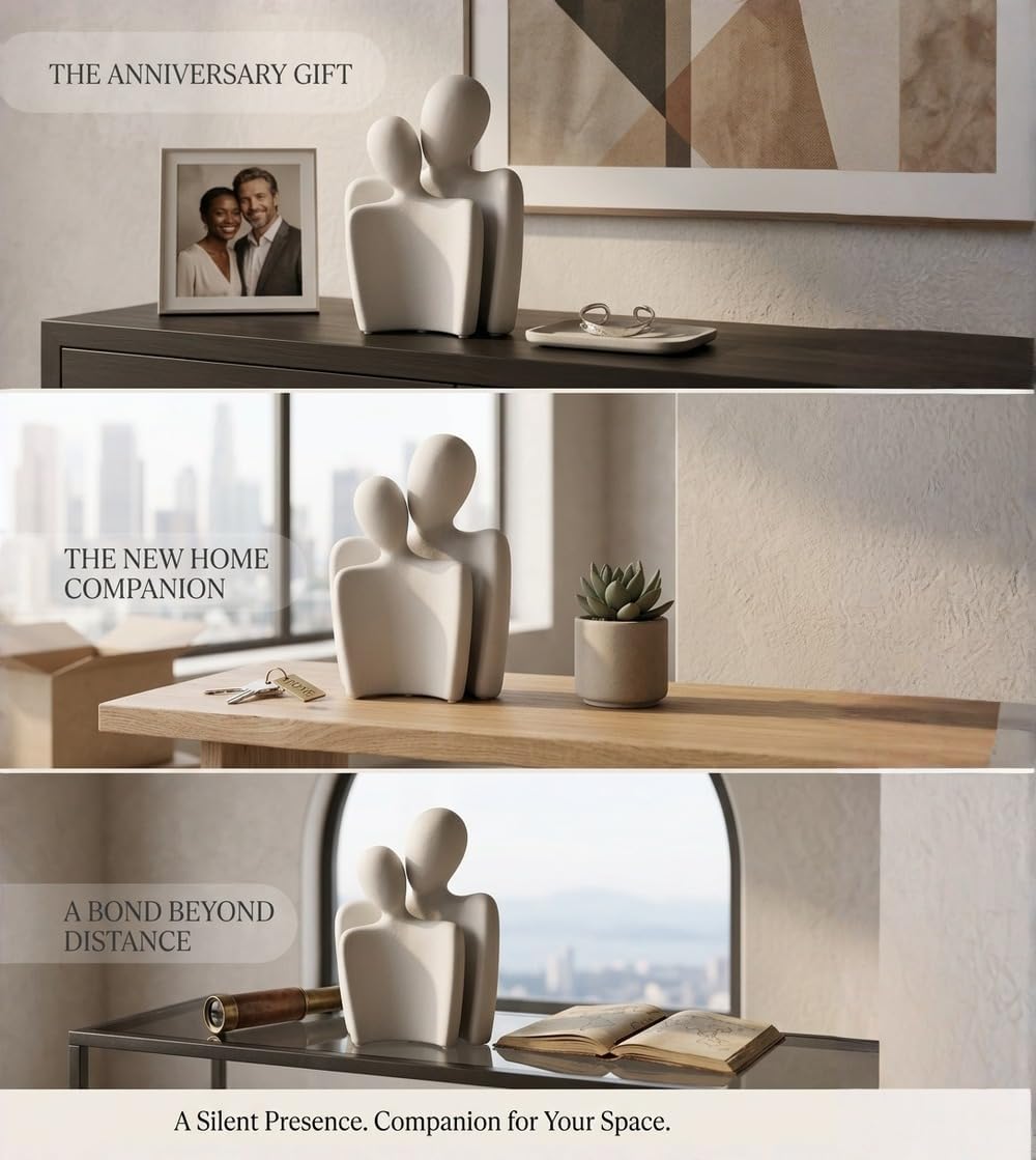 Ceramic Figurine Statue / White