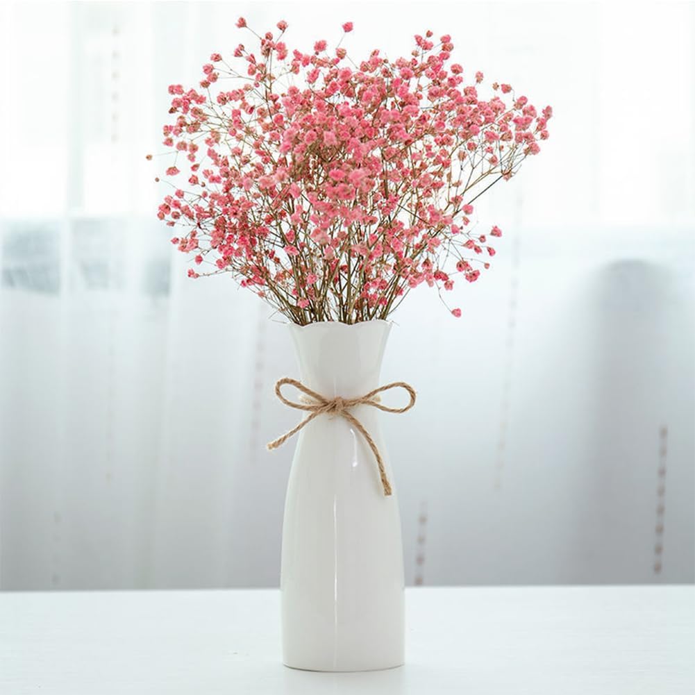 Boho Ceramic Vase / White-1