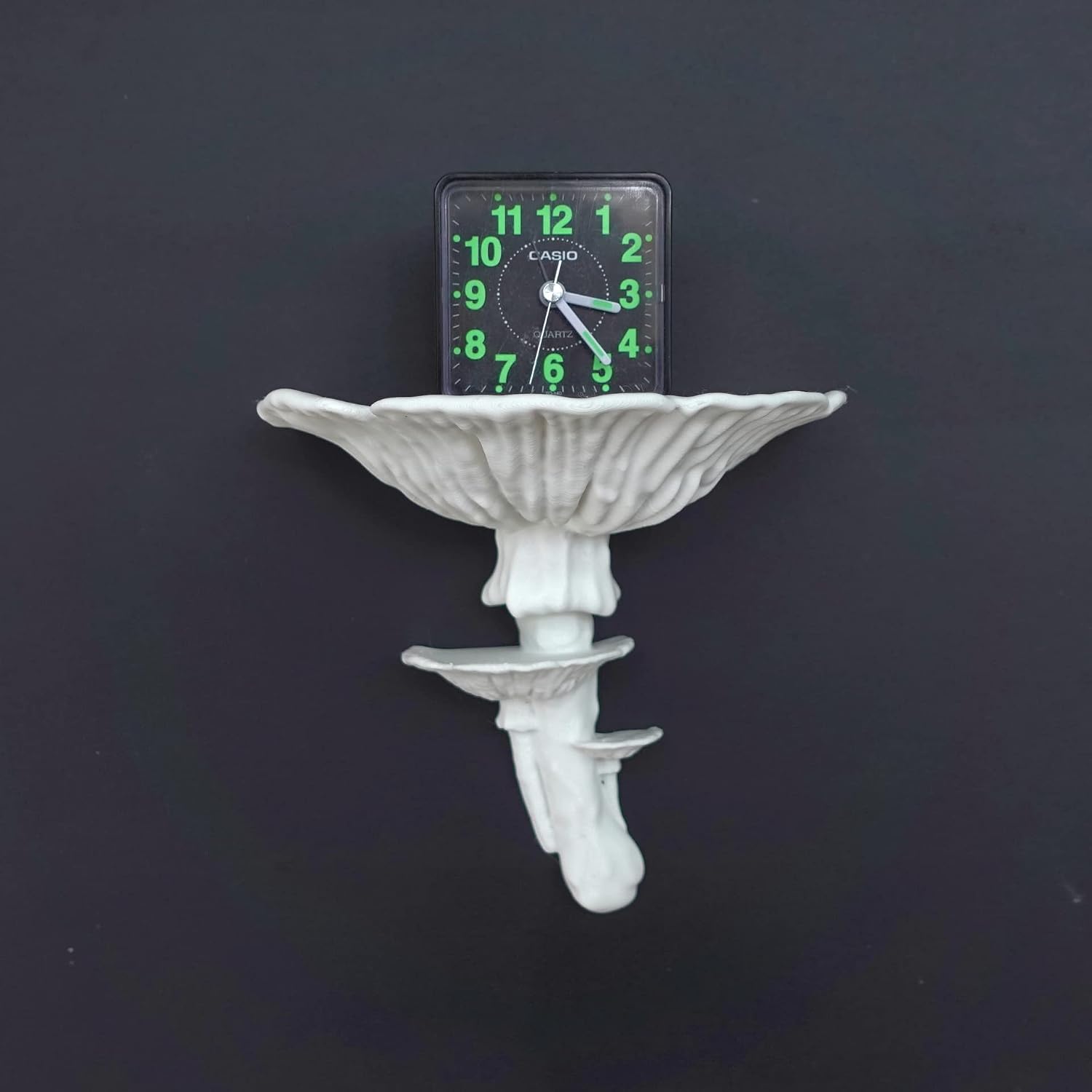 Amanita Mushroom Floating Shelf / White