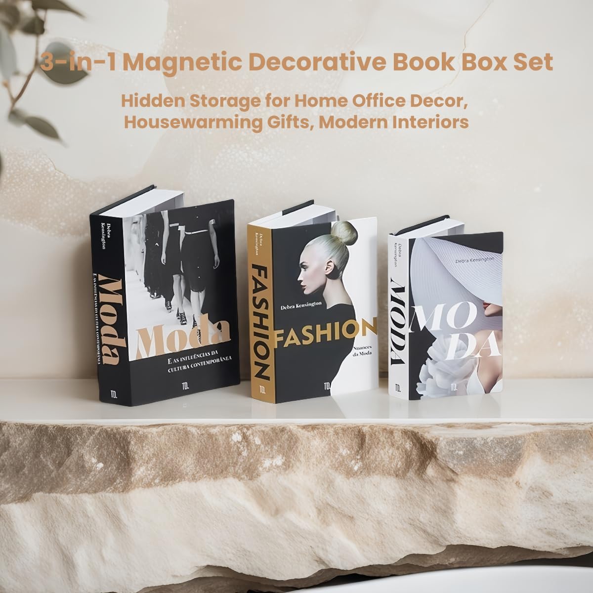 Faux/Fake Books / Set of 3