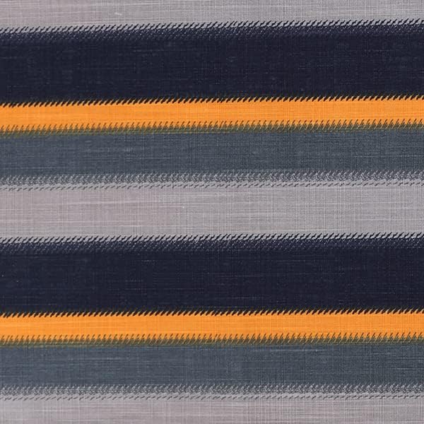 Ruvanti Placemats Set of 6, 100% Cotton Place Mats of 13"x19" – Stripes | Heat, Stain resistant, Washable, Non-Slip
