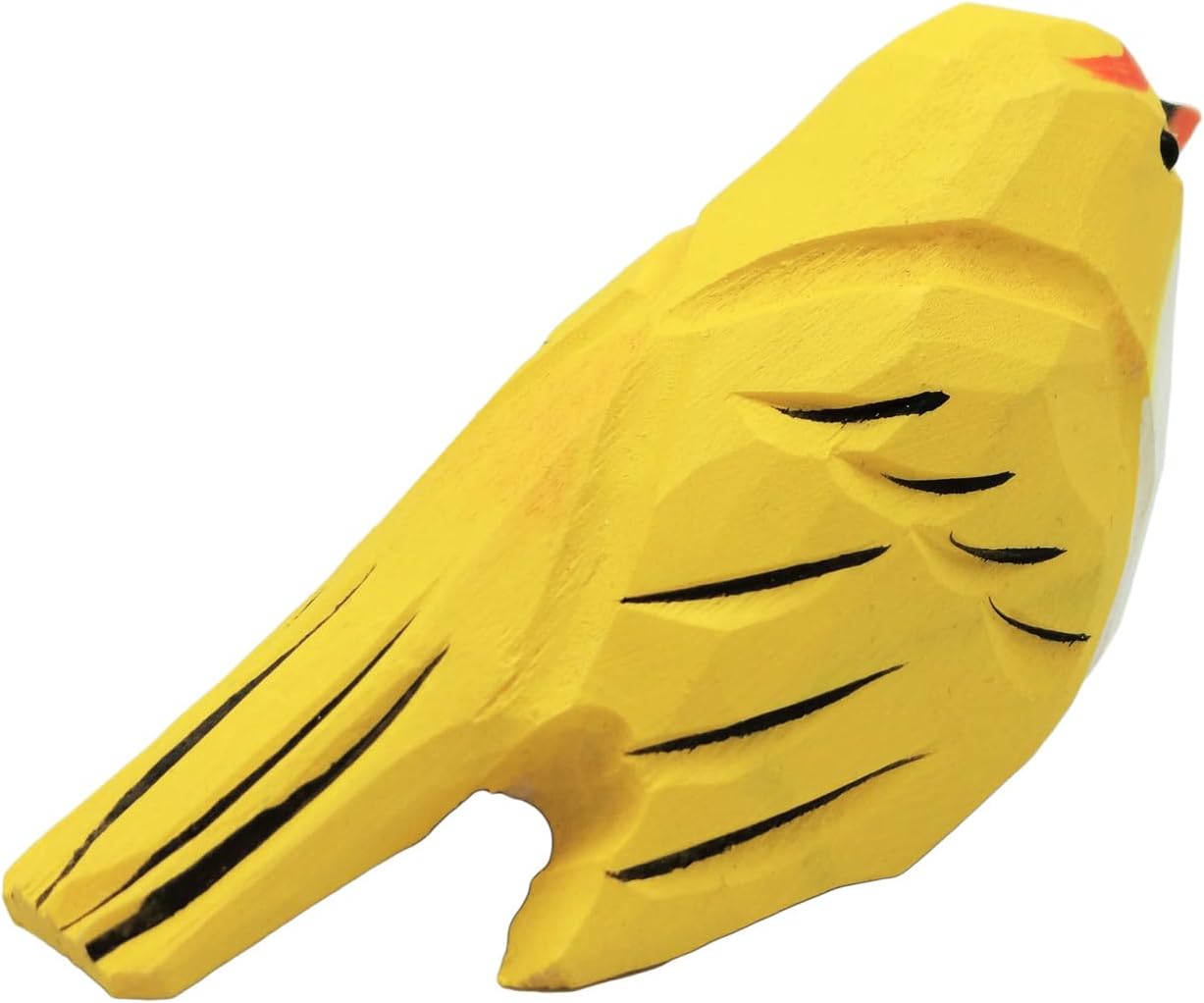 Bird Figurine / Vivid Bird Statue / Yellow Bird