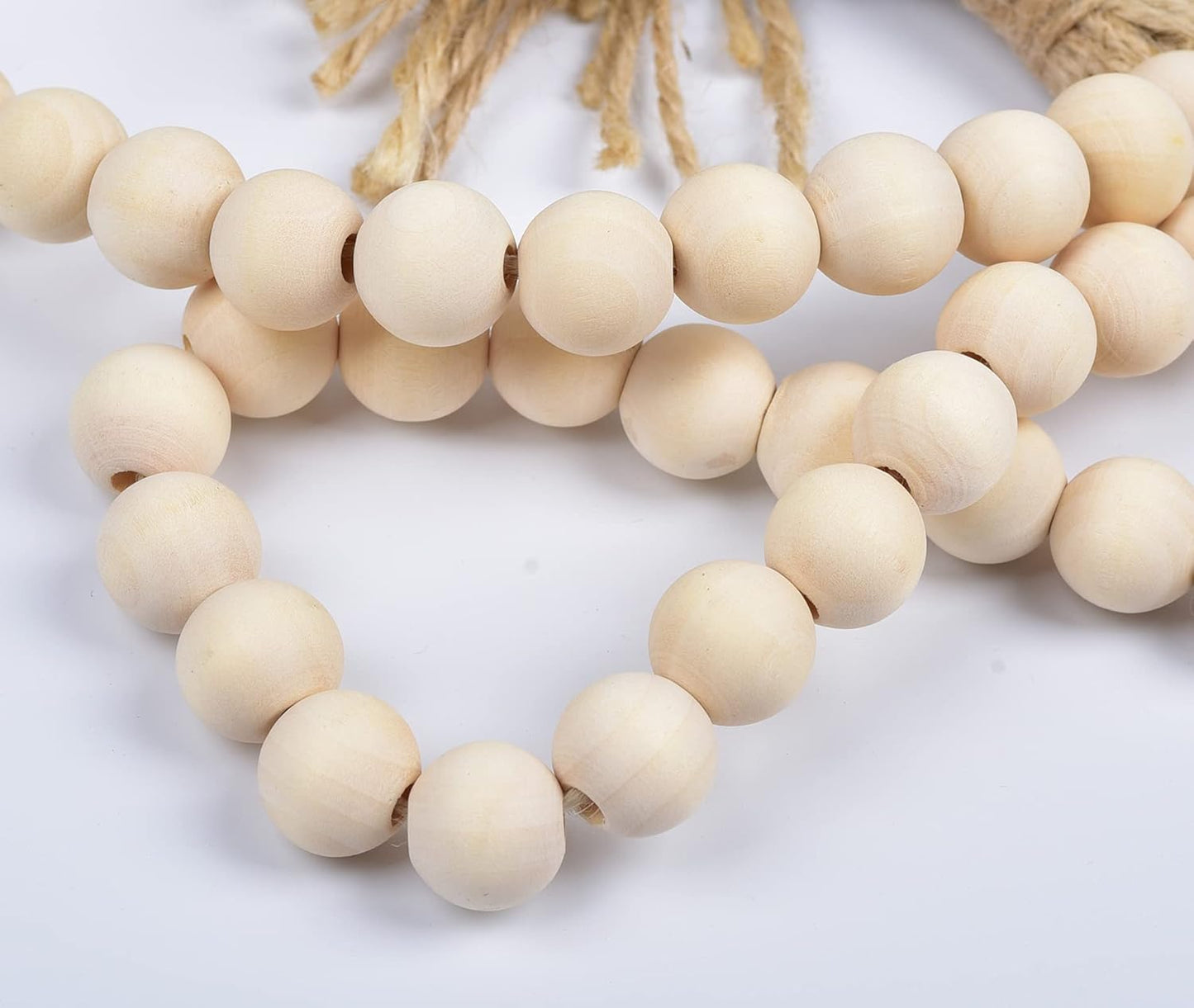 Wood Bead Garland / 60 x 4