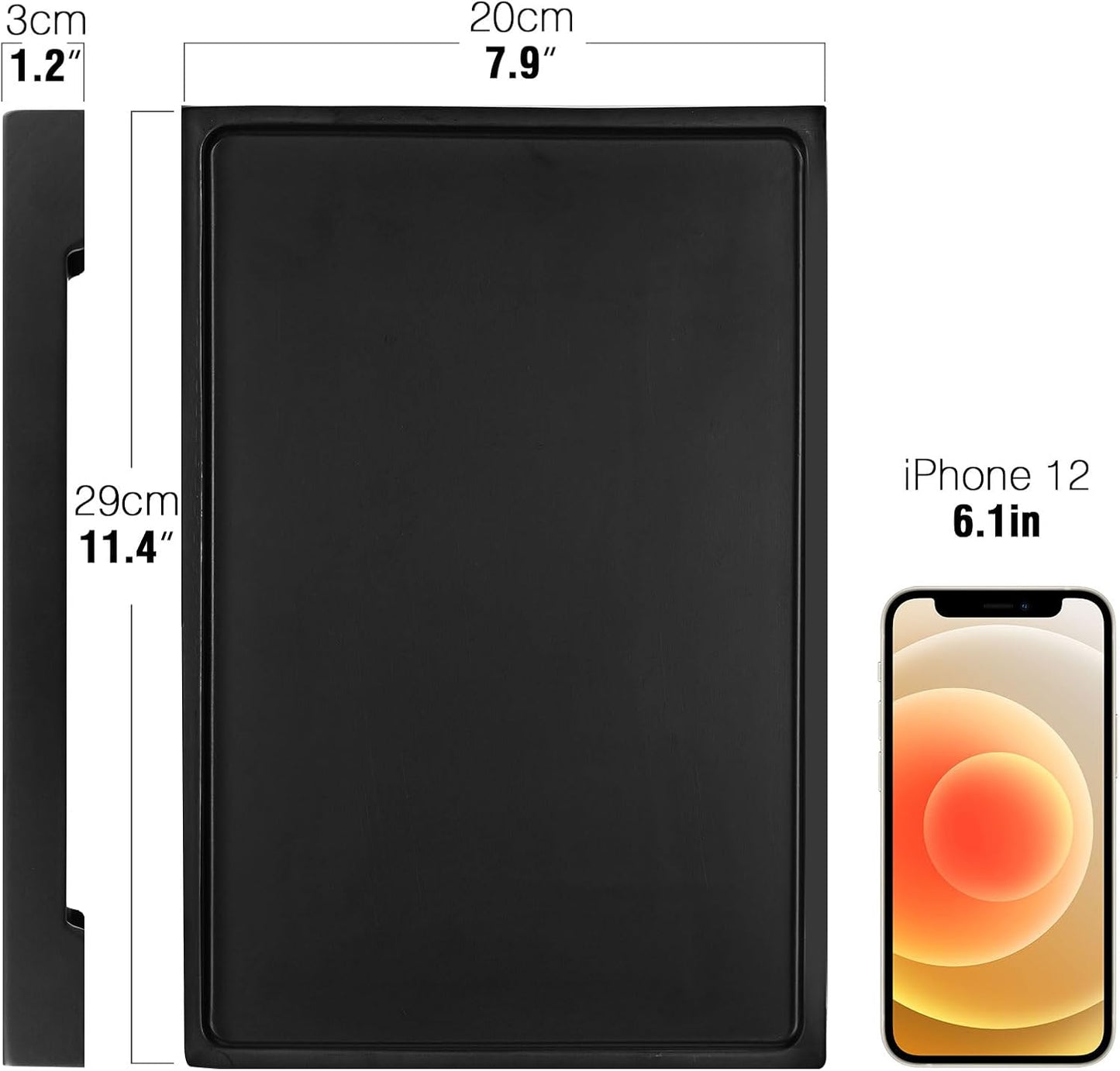 Vanity Tray / Resin Kitchen Sink Trays / C - Black / Large