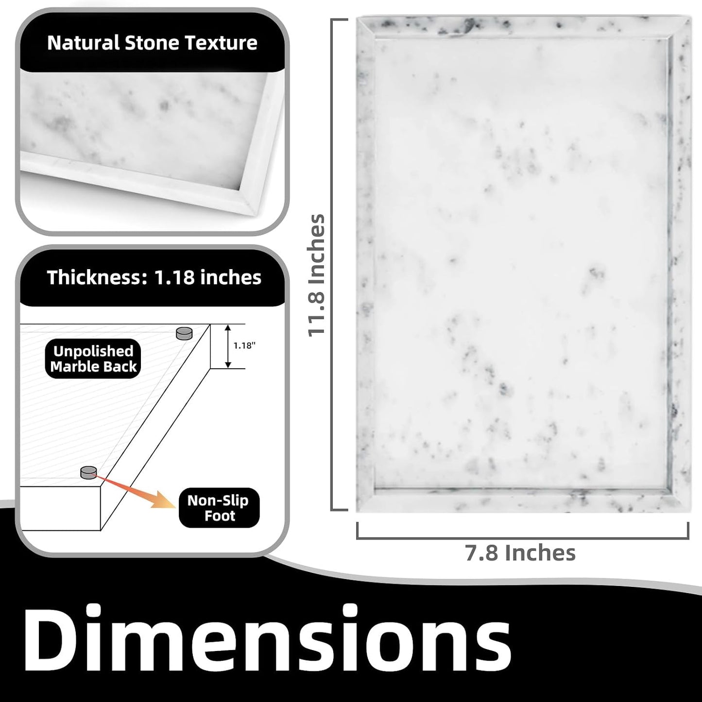Spots Serving Tray / Star White