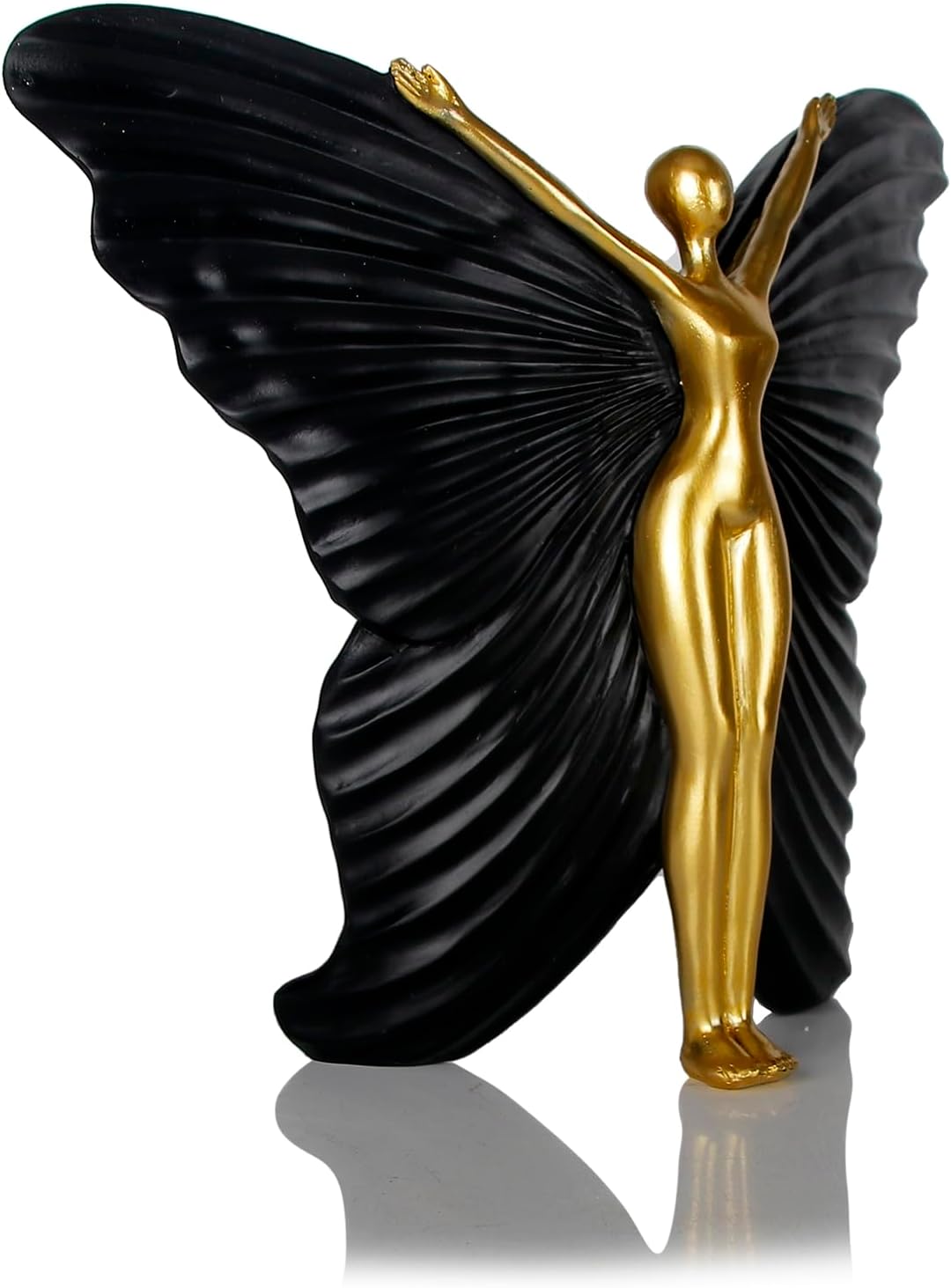 Fairy Butterfly Statue Collectible Figurines / Black