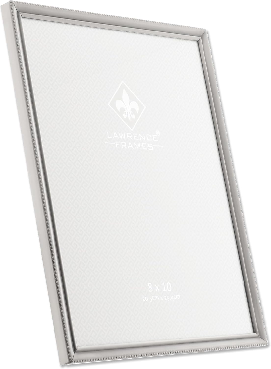 Lawrence Frames 11580 Antique Pewter 8x10 Picture Frame - Bead Border Design