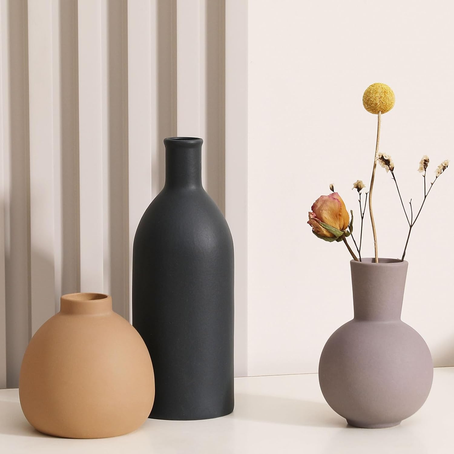 Ceramic Vase / Handcrafted Ceramic Vases / Set B / Set of 3