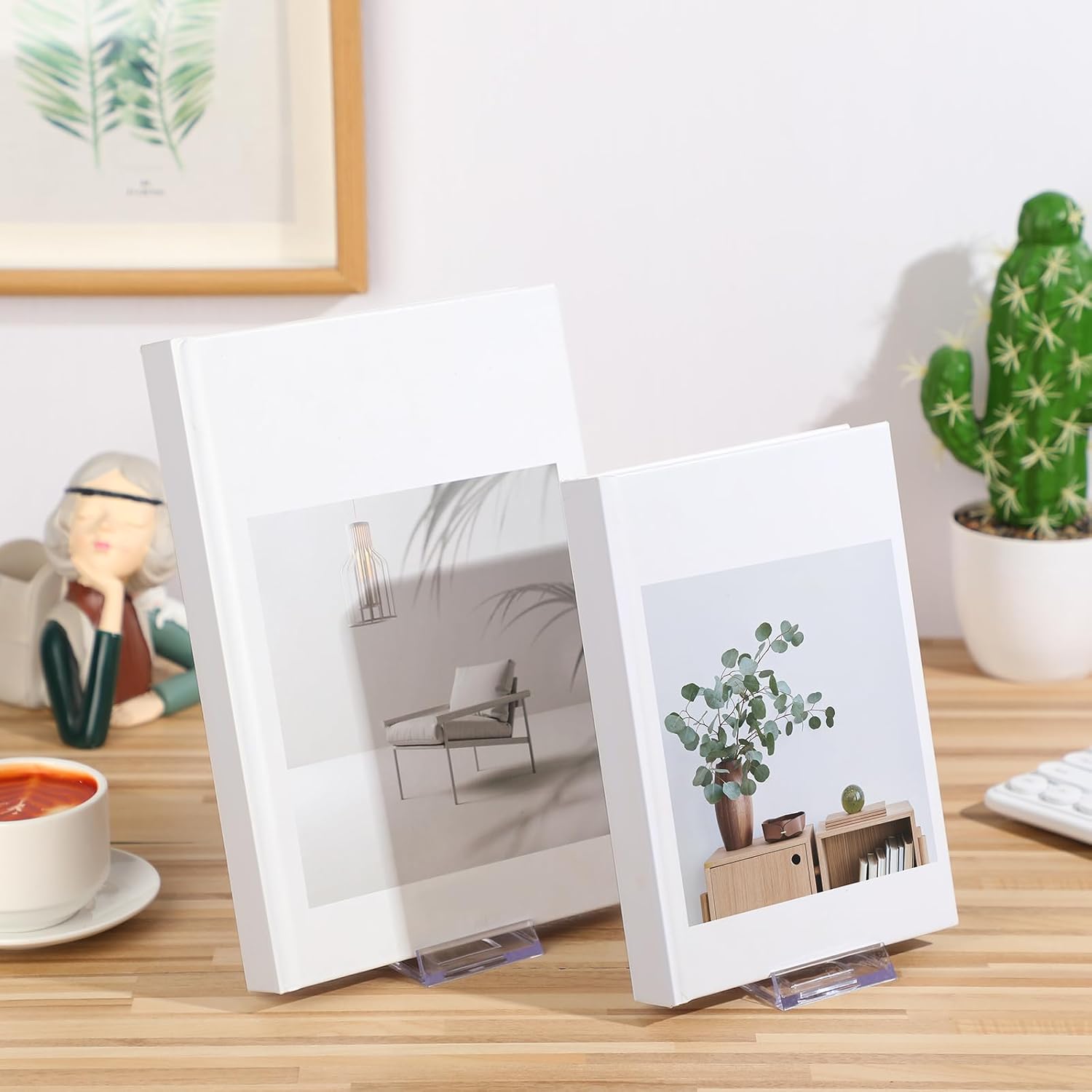36 Pack Acrylic Book Stand for Display Adjustable, 4.2in H | Clear Display Holder Easel Collector Stand for Home