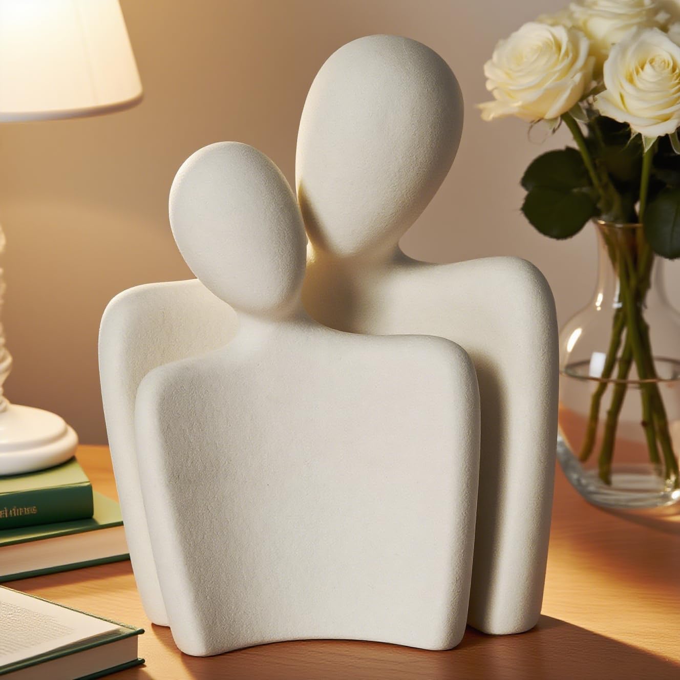 Ceramic Figurine Statue / White