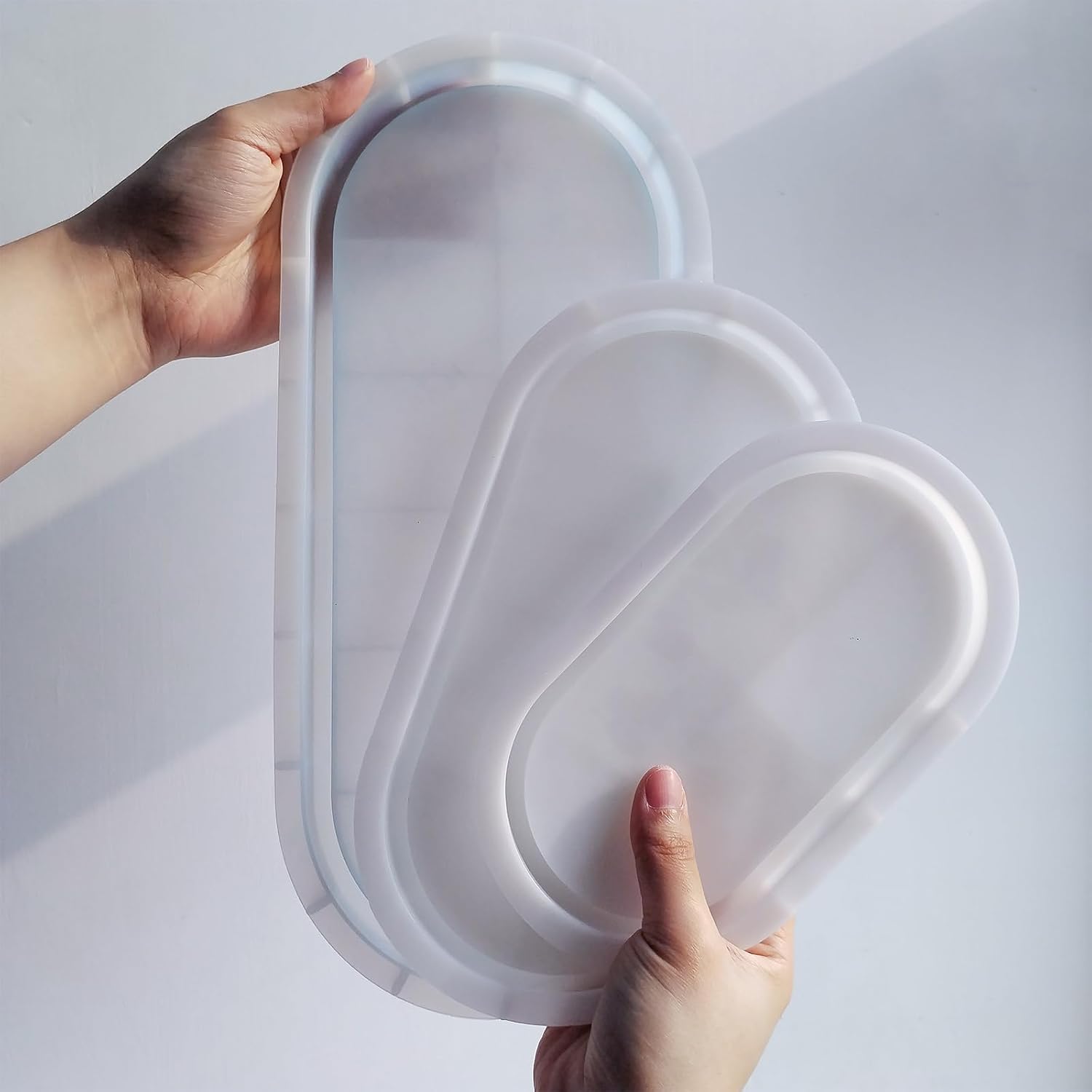 Oval Tray Silicone Molds / 3pc Oval Trays / Set of 3