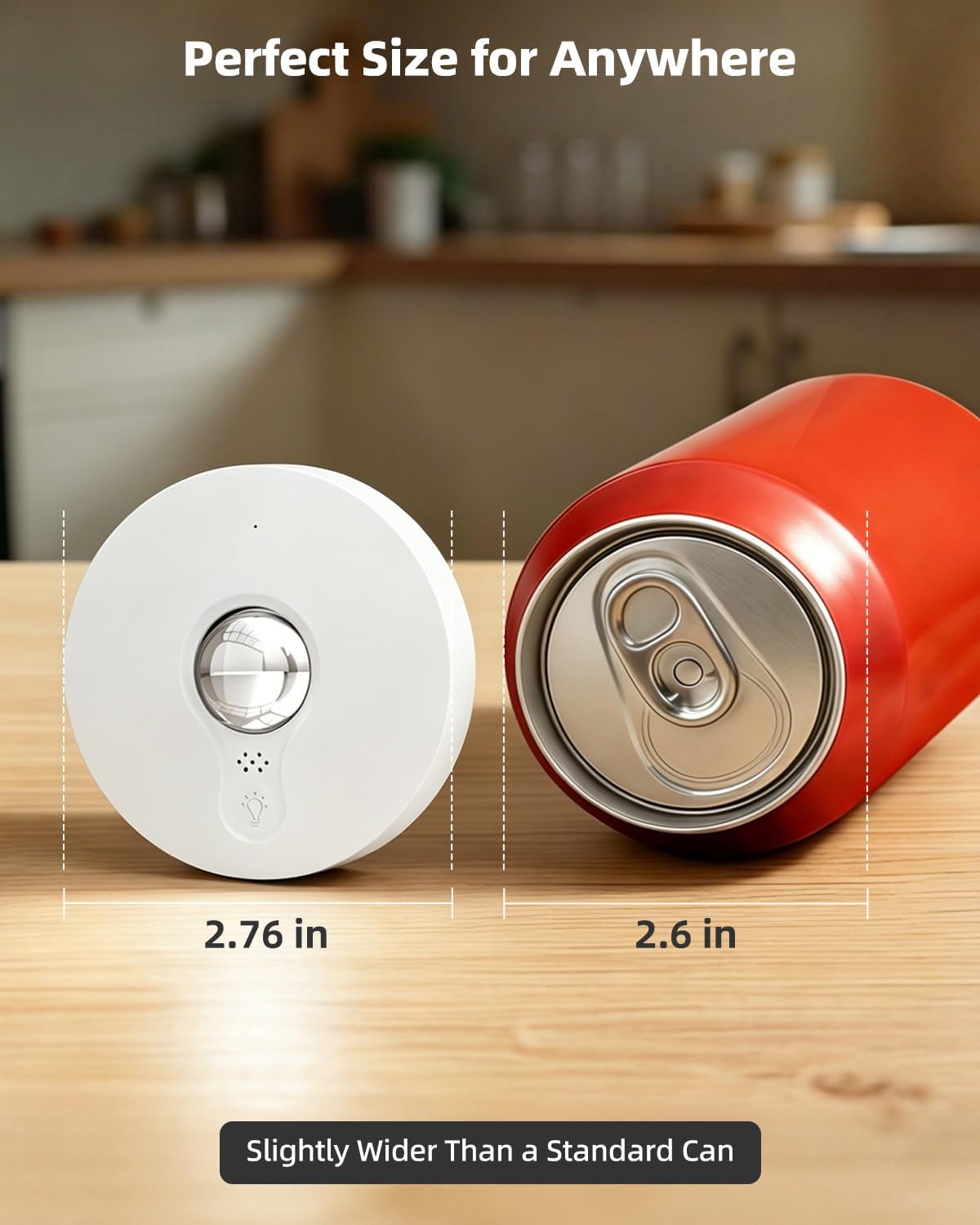 RGB Rechargeable Puck Lights with Remote Control, 1500mAh Battery Operated Tap Lights, Dimmer & Timer Under Cabinet