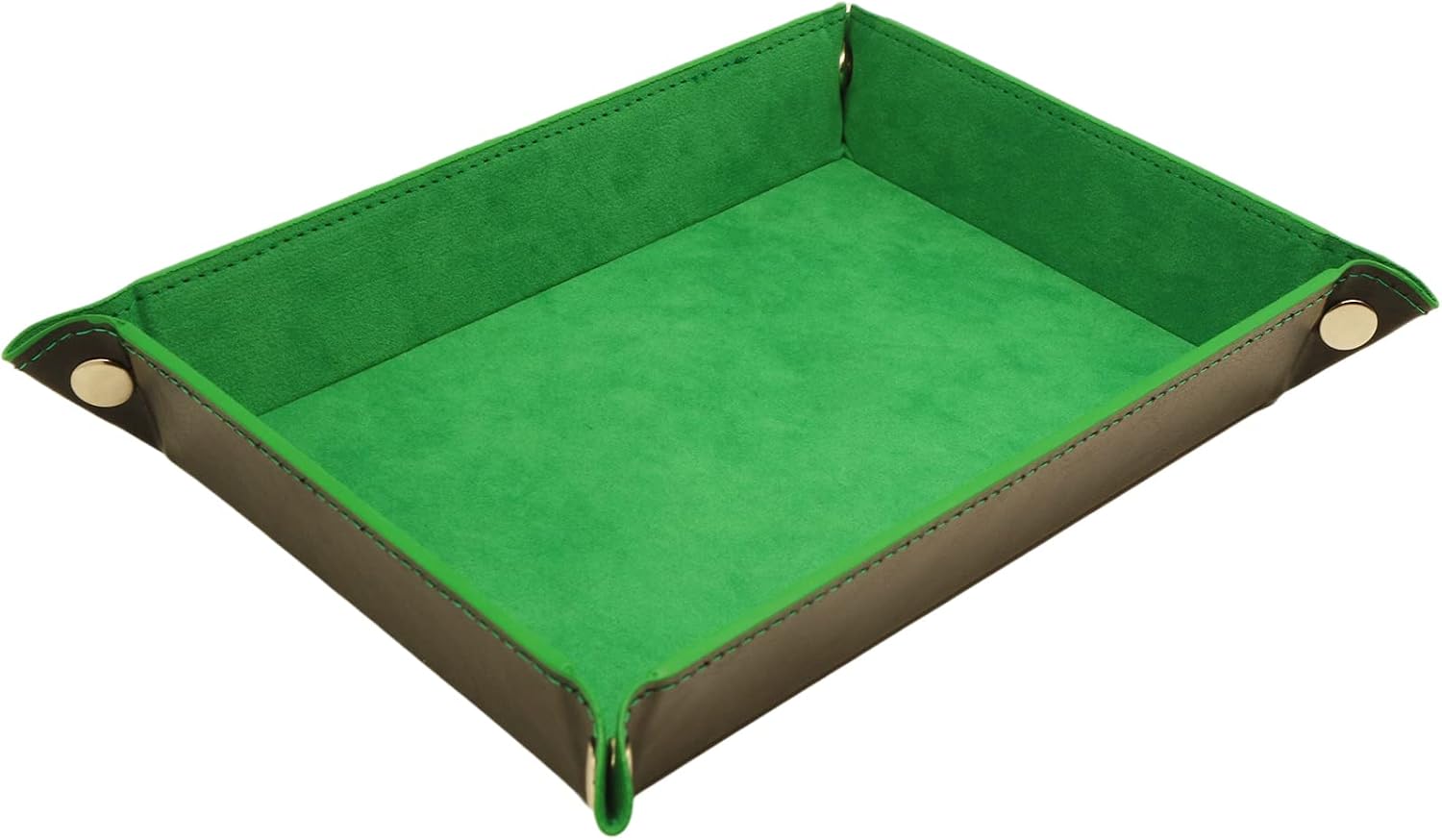 Valet Organizer / Catchall Tray for Jewelry / Green
