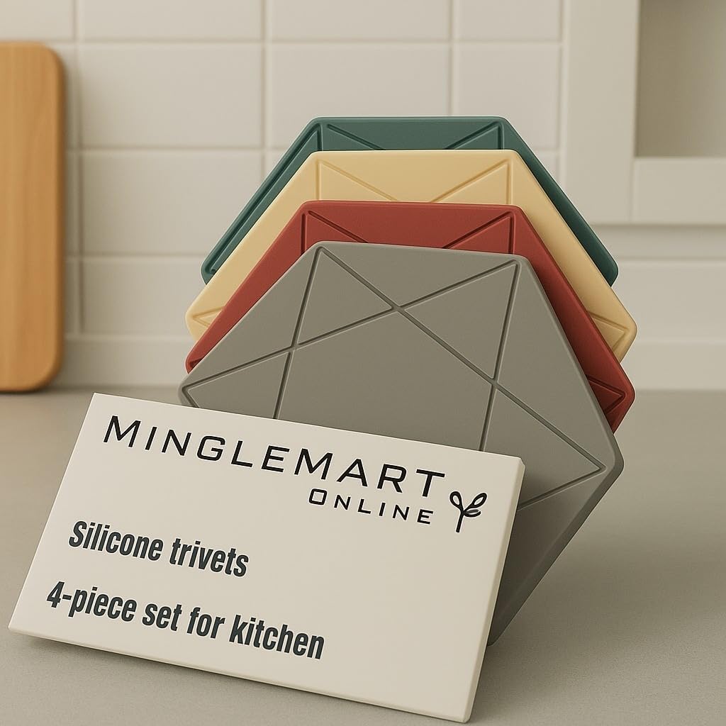 Silicone Hexagon Trivet Mats / Set of 4