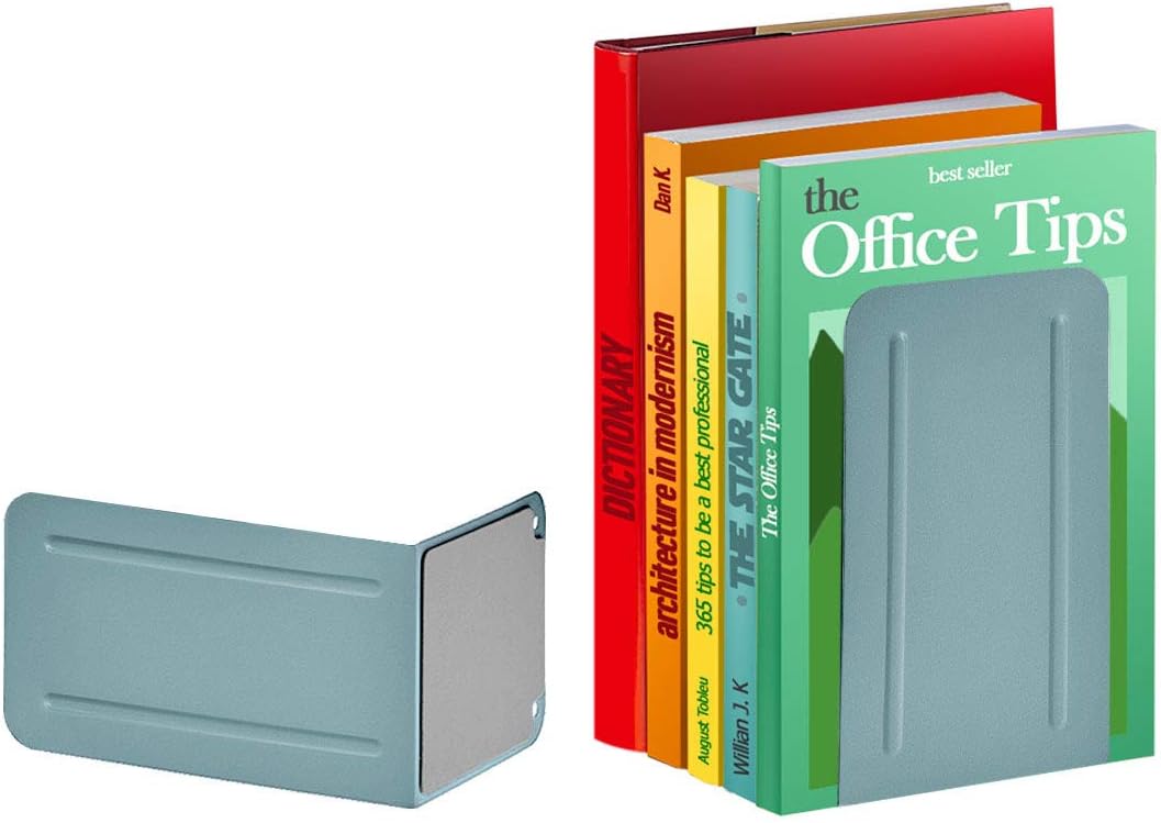 Steel Metal Book Ends Storage / 4 x 6.87 x 4.5