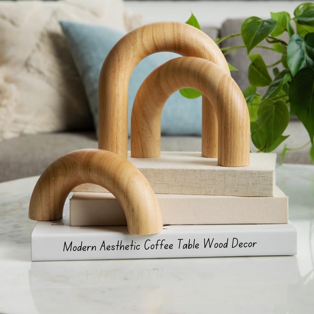 3-Piece Natural Arches Home Decor Set / Natural 3pc Set Arches