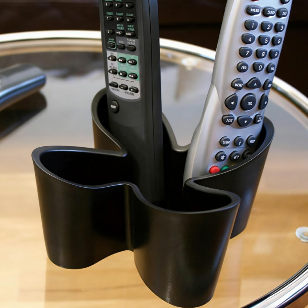 Flower Shape Remote Control Holder / Black