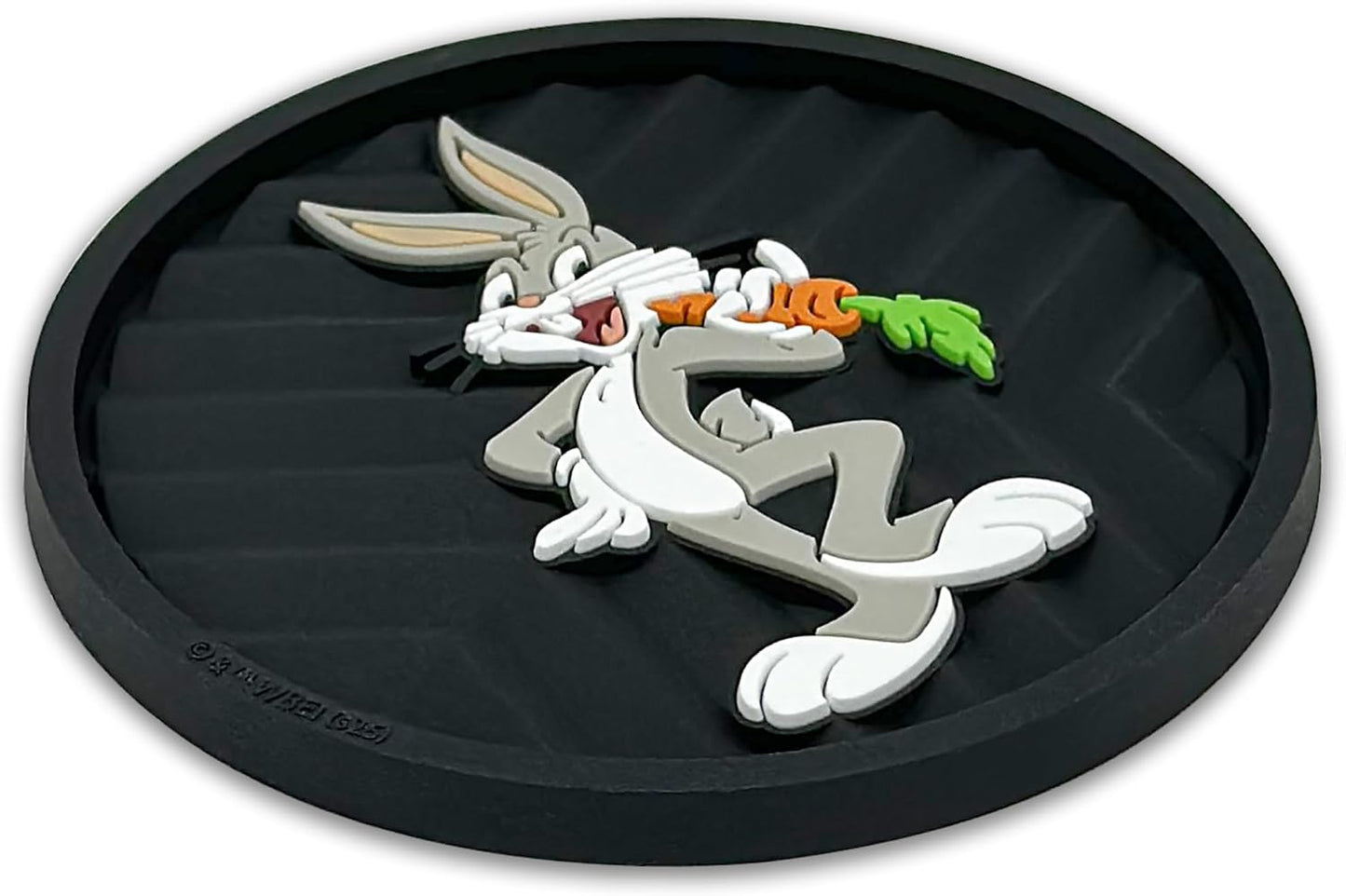Officially Licensed Looney Tunes Automotive 3D Textured Silicone Coasters / Bugs Bunny