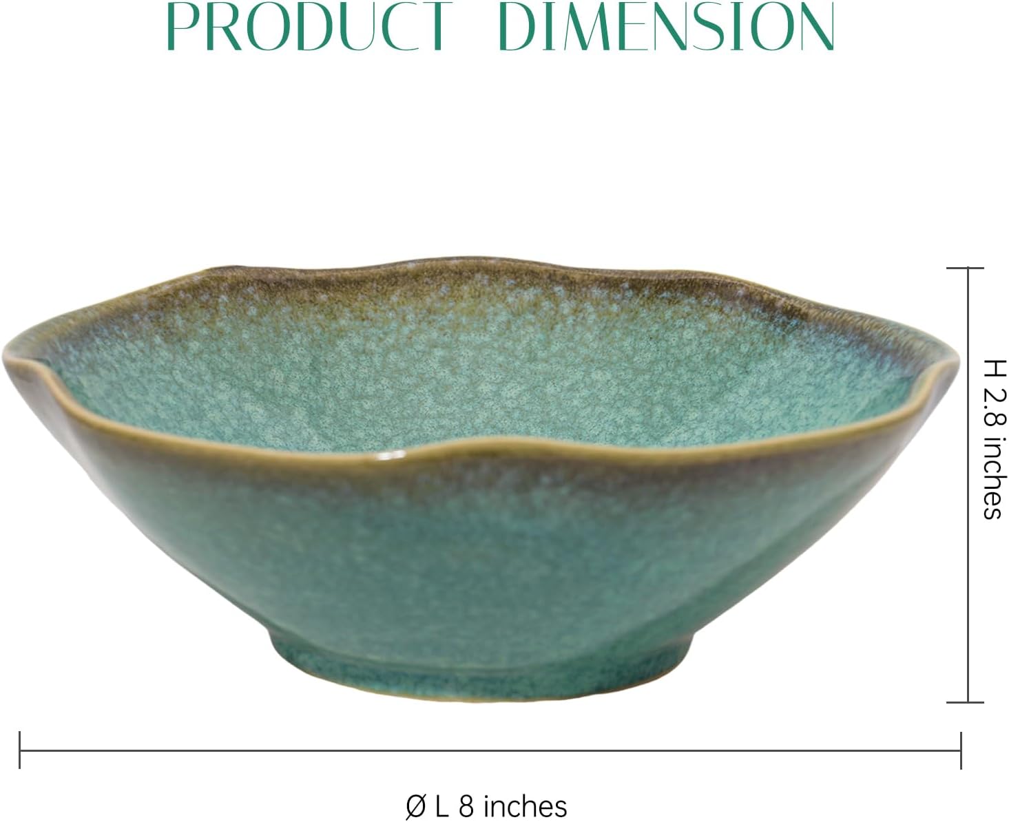 Decorative Bowl 7.6'' Ceramic