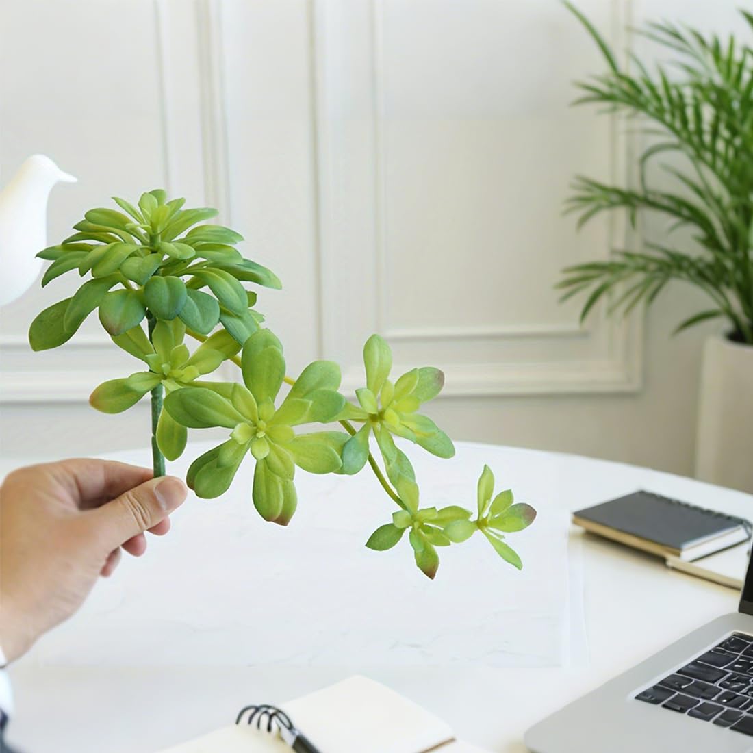 Artificial Succulent Plants / Green / Set of 2