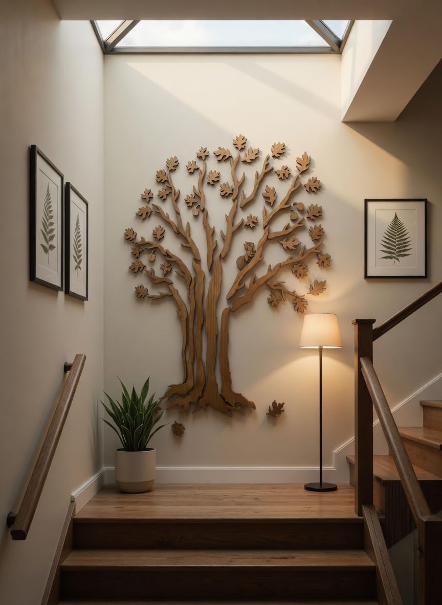 Rustic Forest Decor / Bronze / 39 x 59