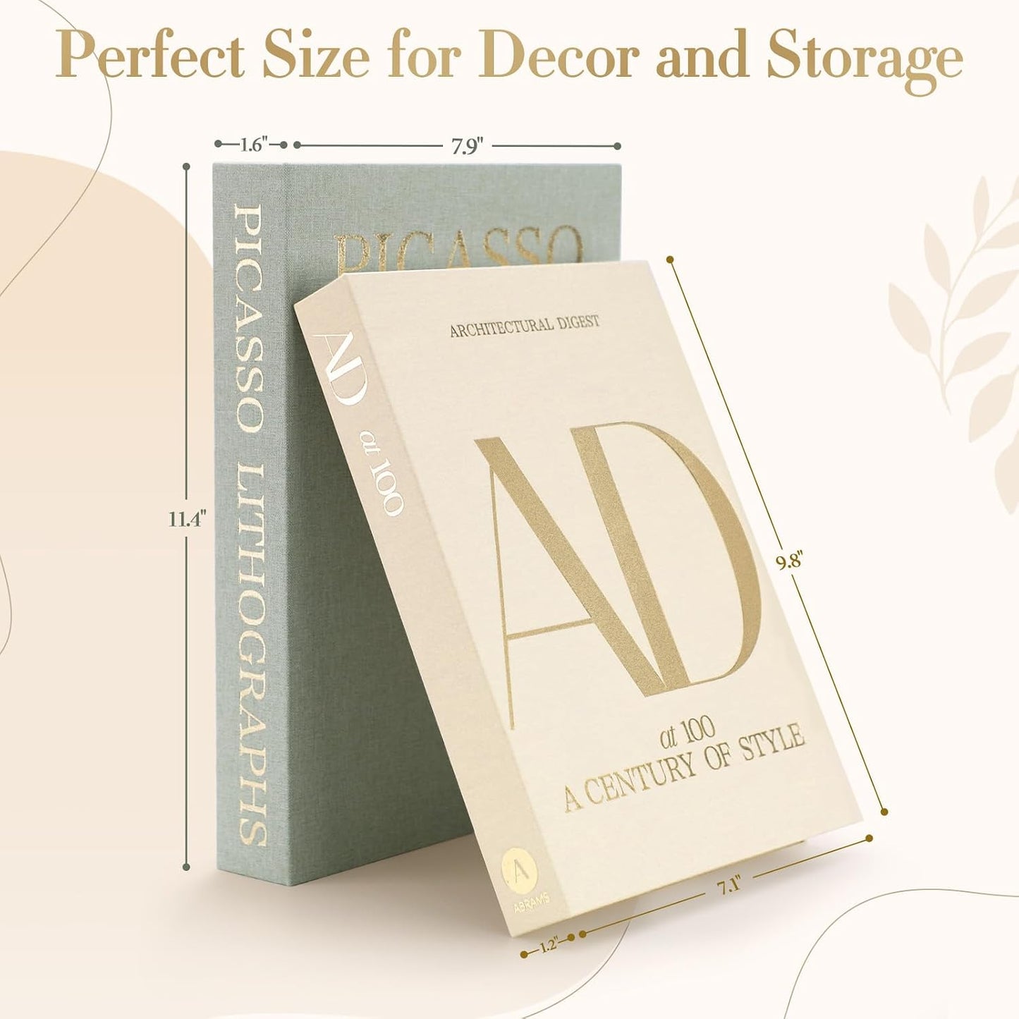 Coffee Table Books Faux/Fake
