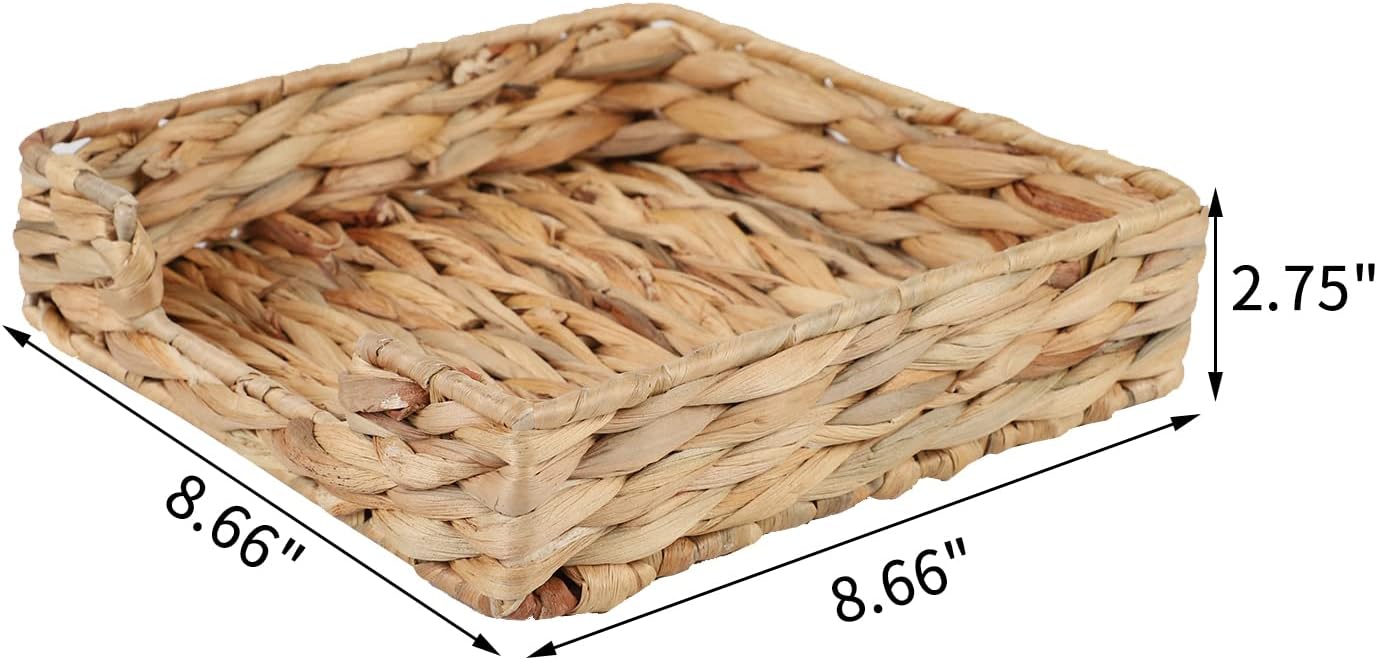 Water Hyacinth Napkin Holder Wicker Tissue Paper Holder Woven Napkins Dispenser / Original