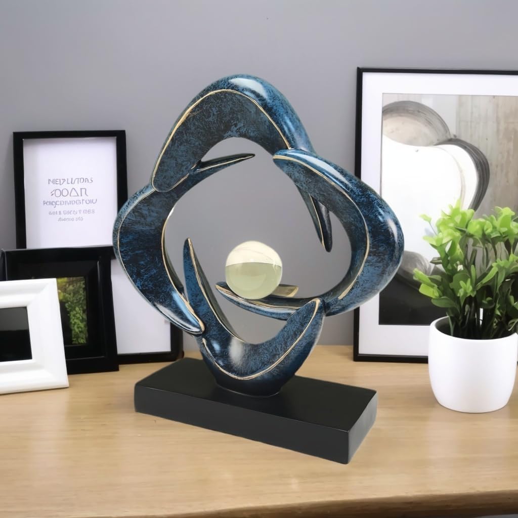 Resin Art Statues / Blue