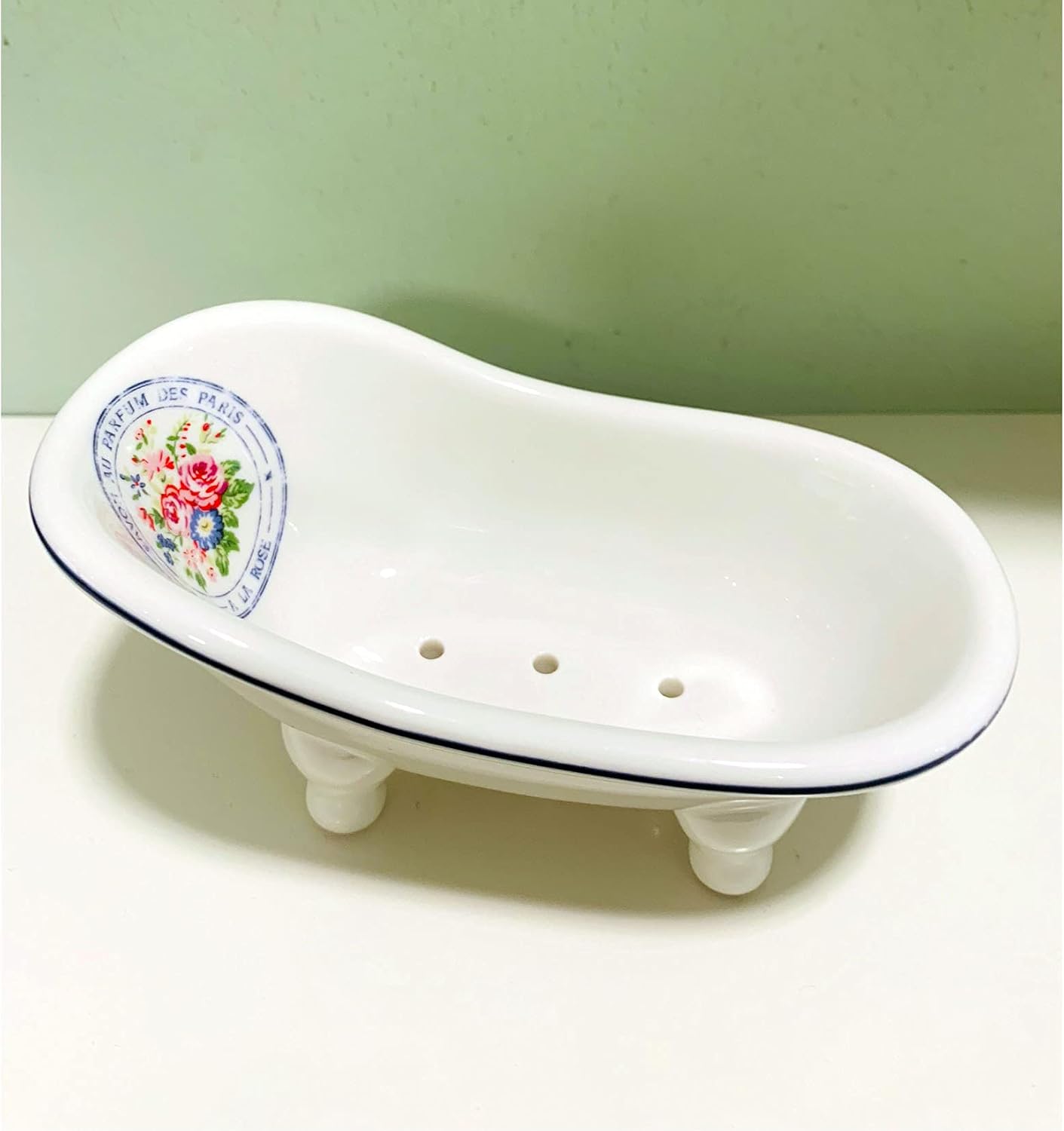 Decorative Ceramic Bar Soap Dish
