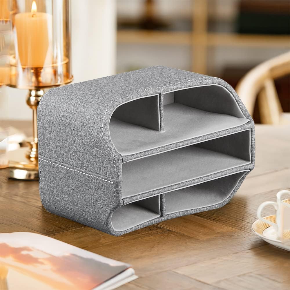 360° Rotating Remote Control Holder / Grey Cloth