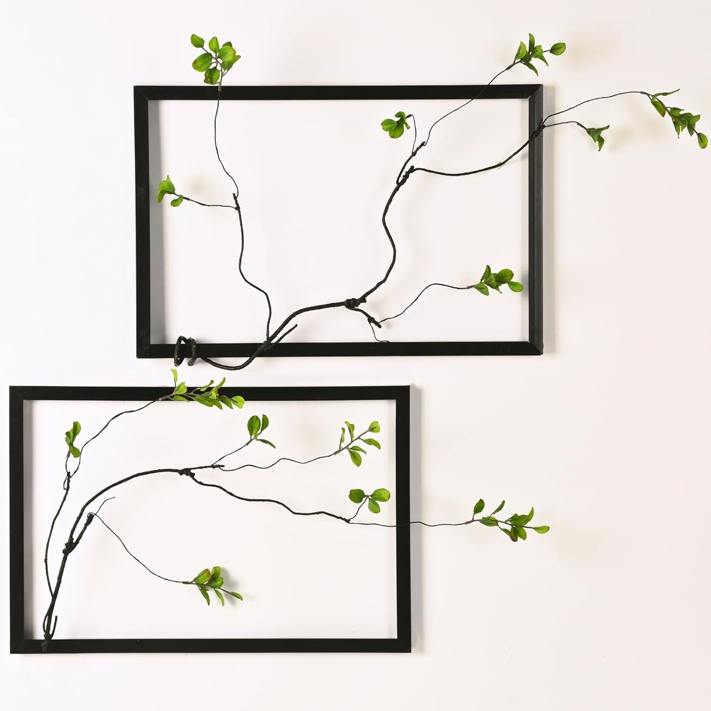 Artificial Ficus Branches for Vase / Green / 47 Inch / Set of 4