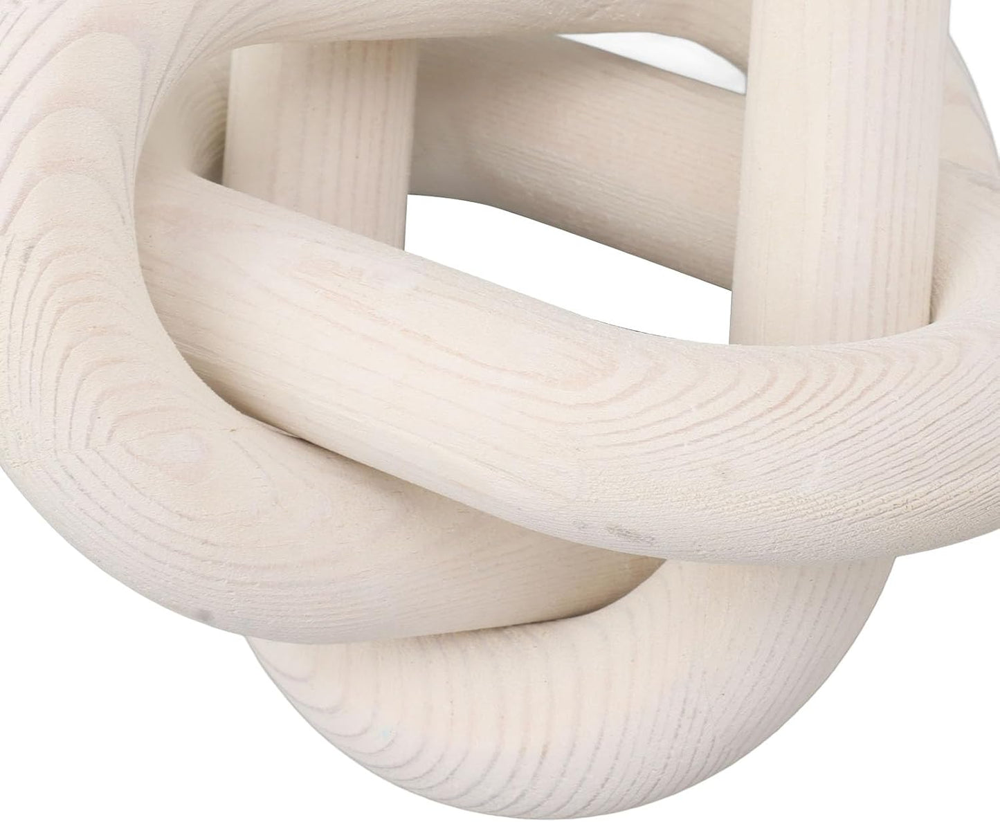 Wood Knot Decor / White