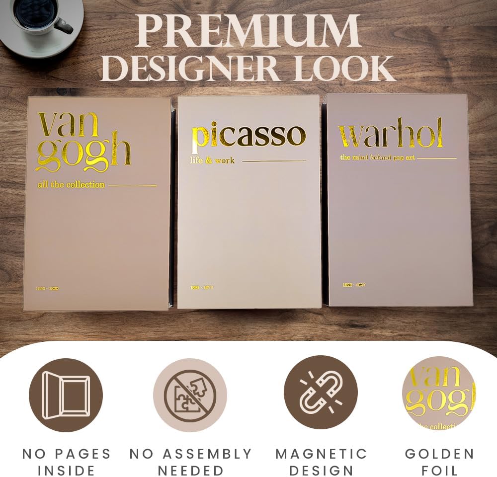 Faux Book / Aesthetic Coffee Table Books for Decor / Artist
