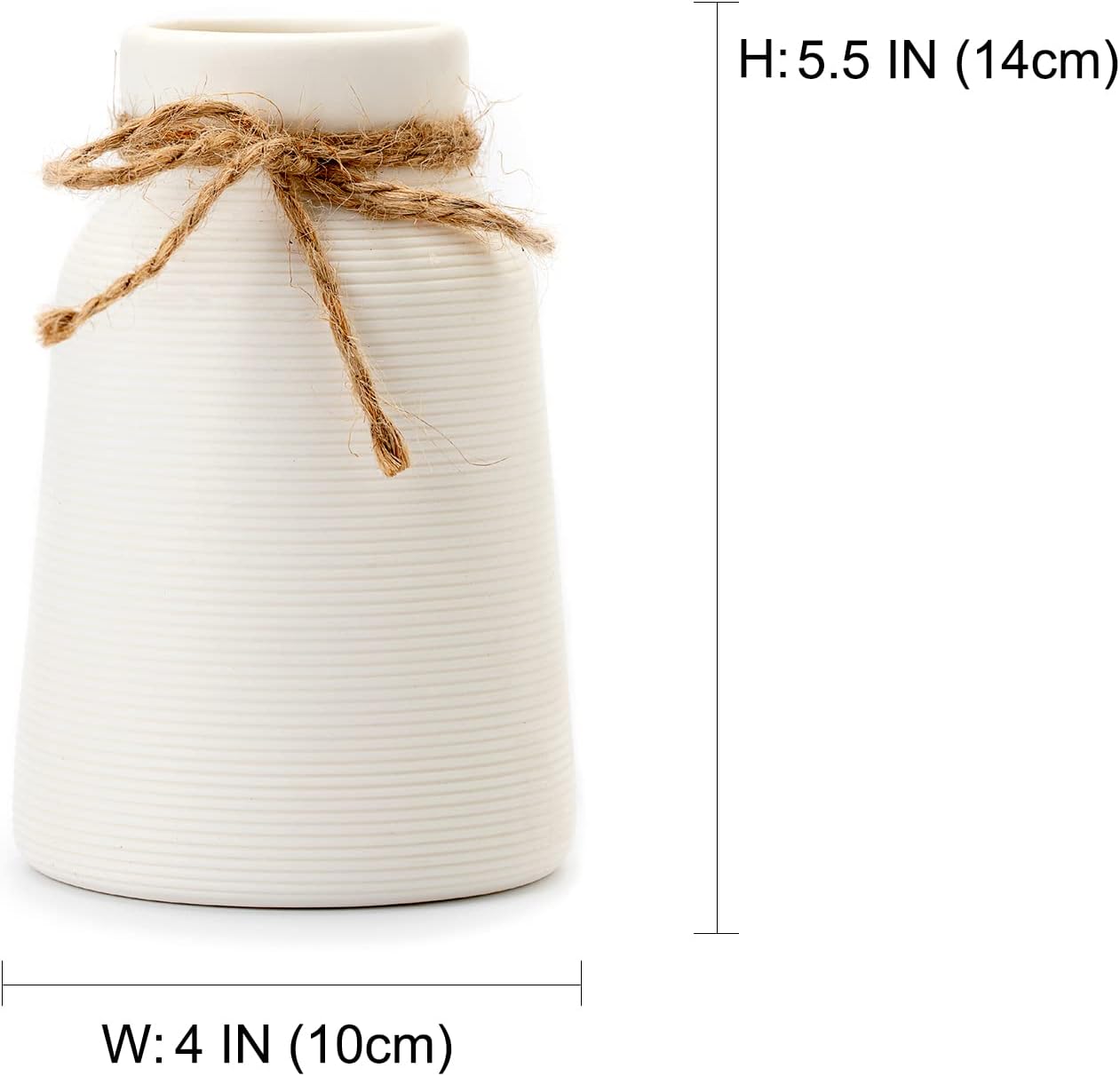 Ceramic Vase / Decorative Vase / White